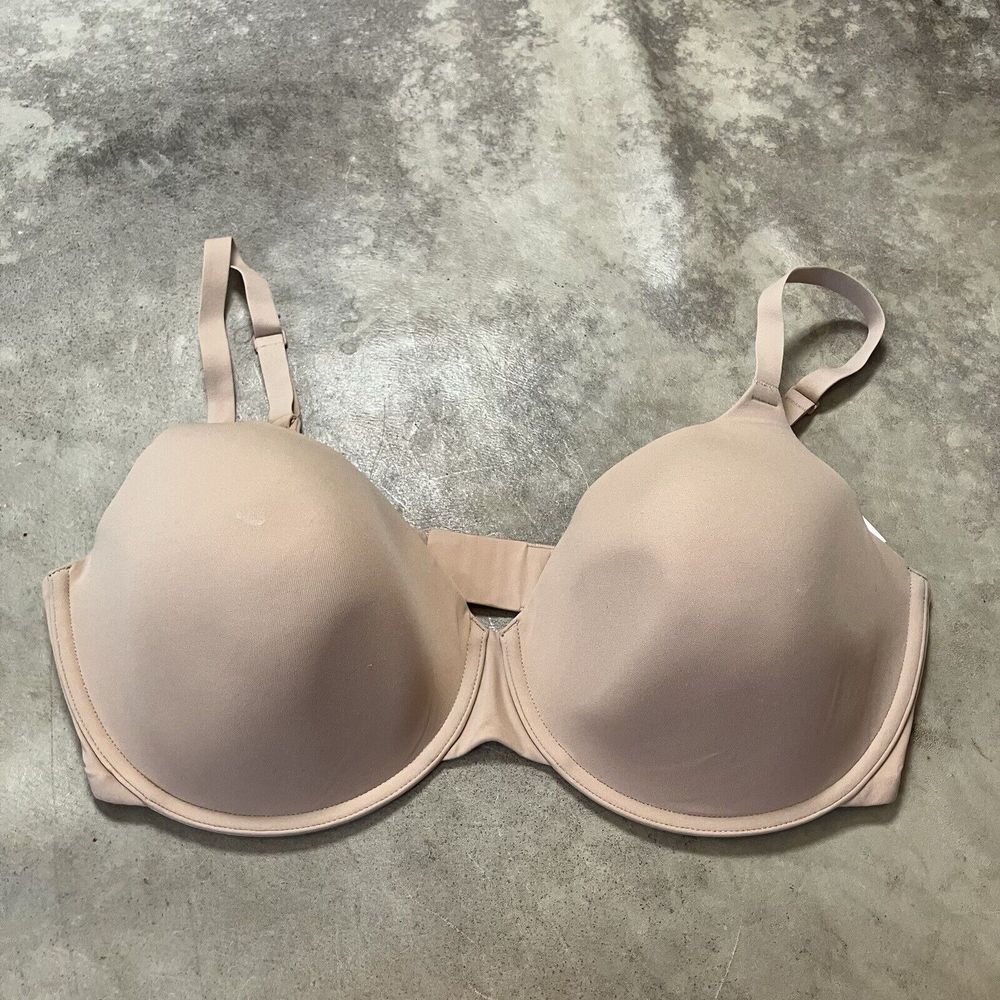 Skims Bra Womens 38DD Beige Clay Wired Adjustable‎ Straps Hook and Eye Closure